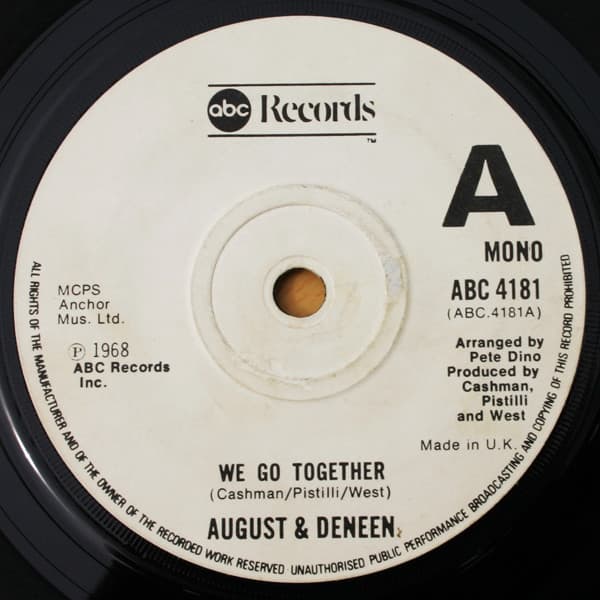 Album Cover Art for We Go Together / Like Adam And Eve