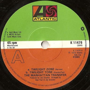 Album Cover Art for Twilight Zone