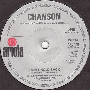Album Cover Art for Don't Hold Back