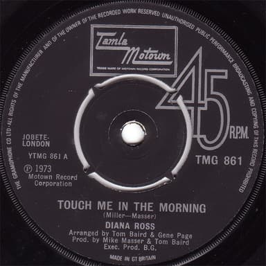 Album Cover Art for Touch Me In The Morning