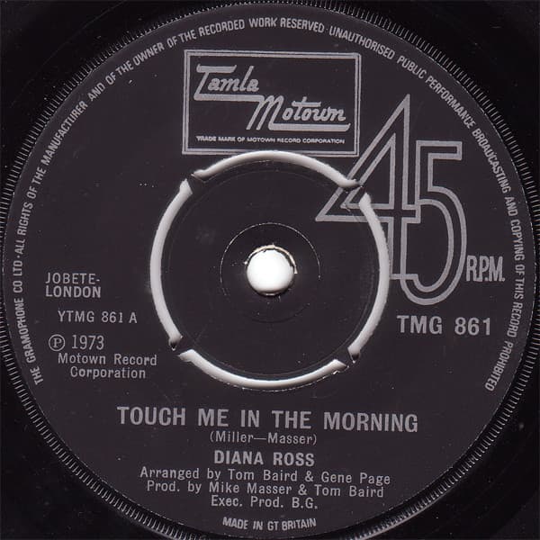 Album Cover Art for Touch Me In The Morning