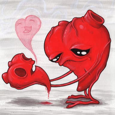 Album Cover Art for The Valentine LP