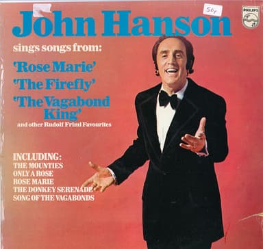 Album Cover Art for John Hanson Sings Songs