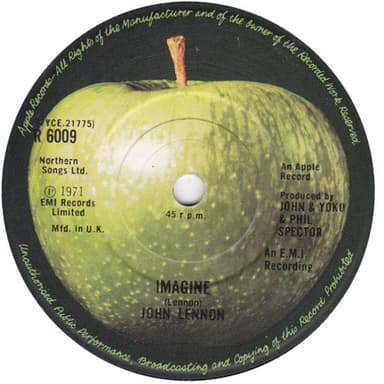 Album Cover Art for Imagine