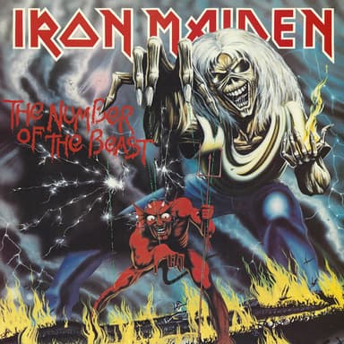 Album Cover Art for The Number Of The Beast